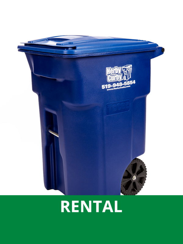 Recycle Container (Large - 96 Gal. / 360 L.) Rental - $7.99 Monthly or $23.97 Quarterly